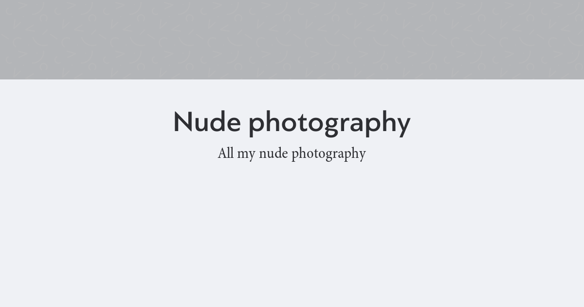 Nude Photography · Stampsy